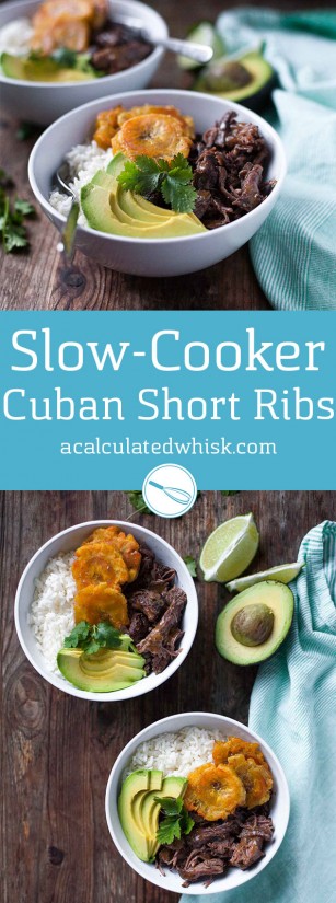 Slow-Cooker Cuban Short Ribs (Gluten free, Paleo)