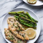 Paleo Chicken Piccata with Asparagus