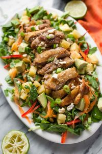 Thai Salad with Crispy Chicken