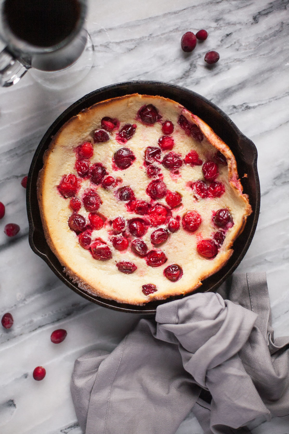 Weekday Morning Paleo Dutch Baby (Cranberry or Plain)