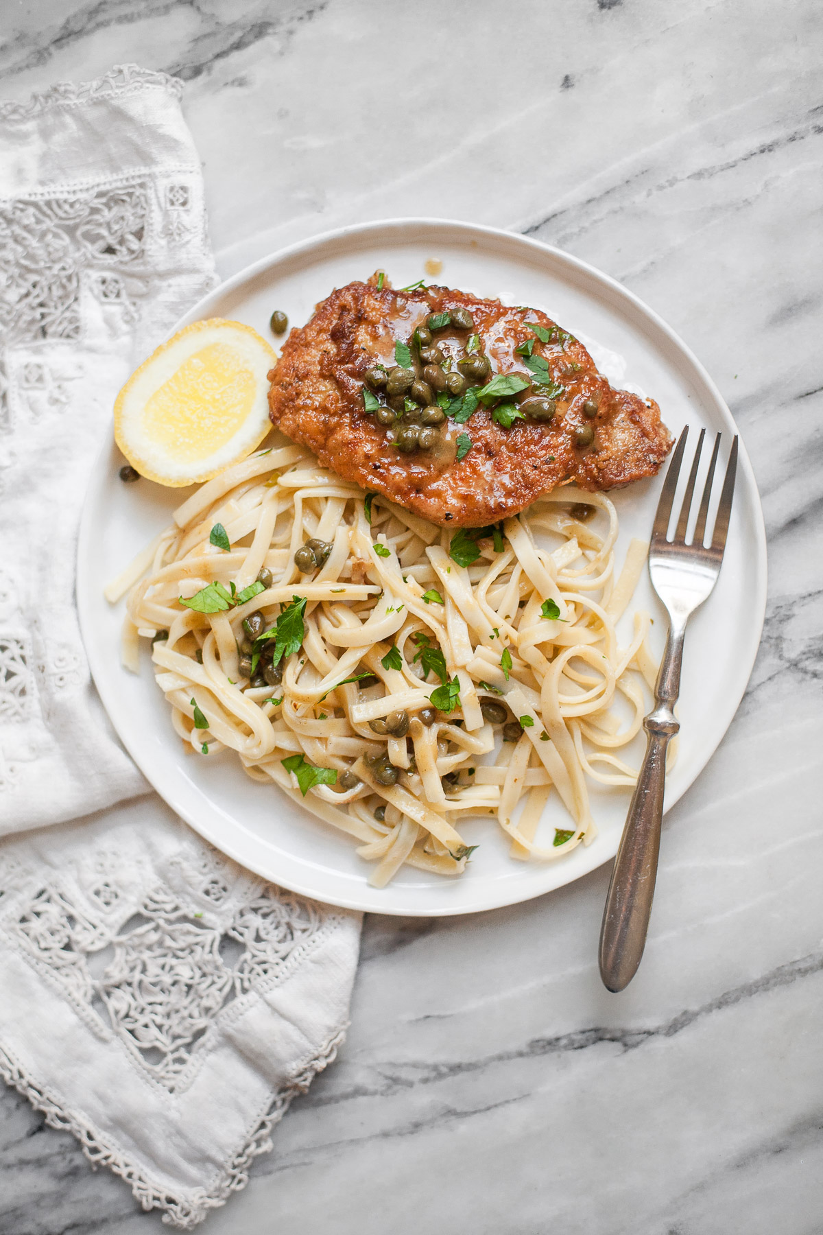 Paleo Pork Scaloppine with Caper Butter Sauce | A Calculated Whisk