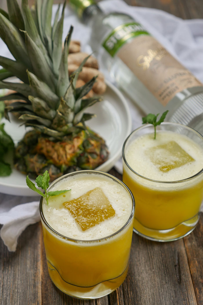 Spicy Pineapple Coconut Cocktail