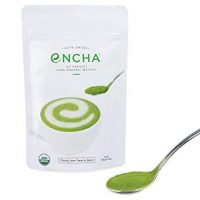Encha Latte Grade First Harvest Organic Matcha (USDA Organic Certificate and Antioxidant Content Listed, Pure Matcha Green Tea Powder Directly from Farm in Uji, Japan, 60g/2.12oz Size)