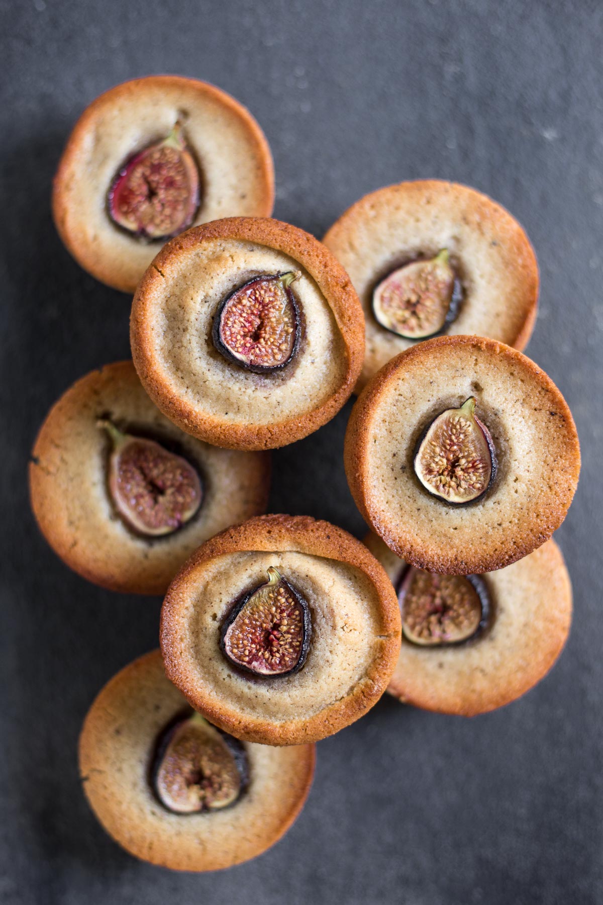 Gluten-free Financiers with Figs made with brown butter and almond flour (Grain free)
